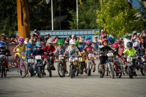 Kidsworx at the Olympic Plaza during Crankworx