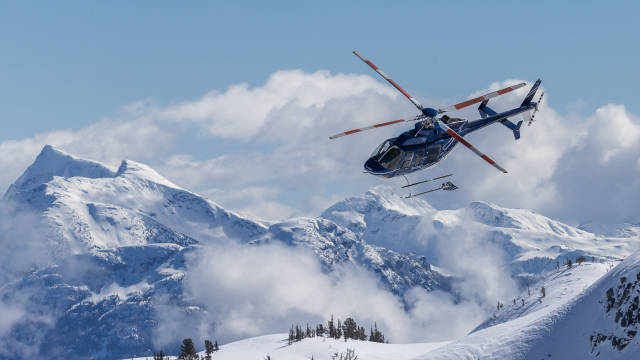 Helicopter for traveler