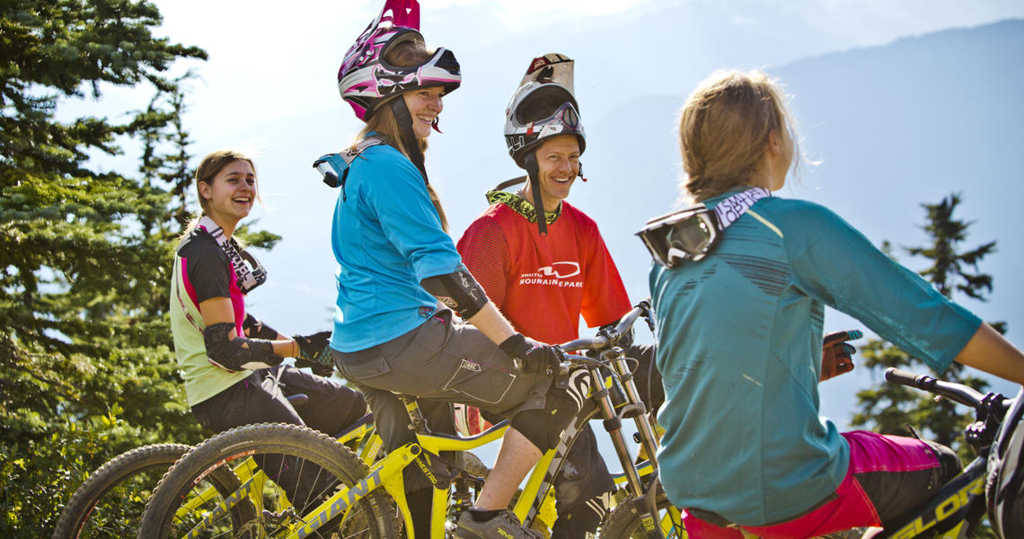 whistler mountain bikers