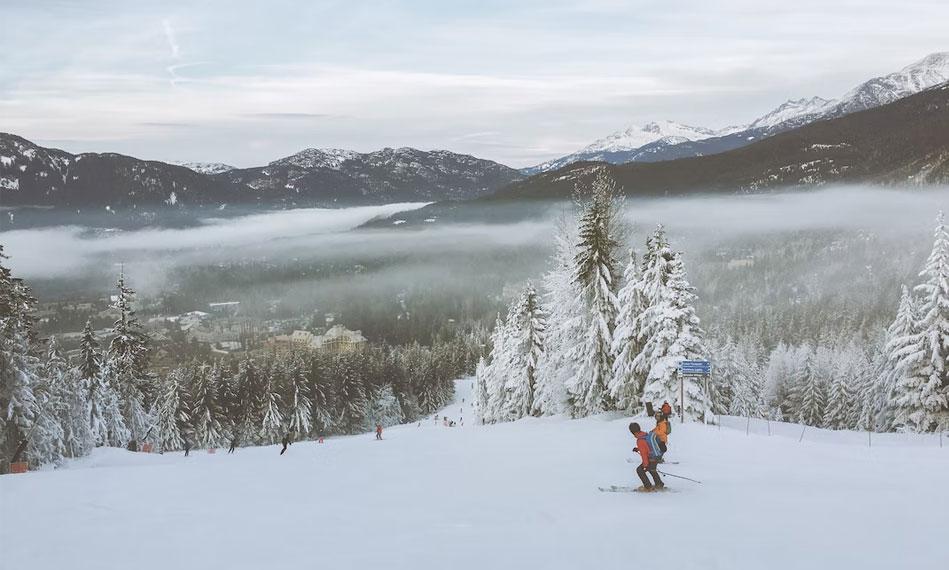 outdoor winter fun at whistler