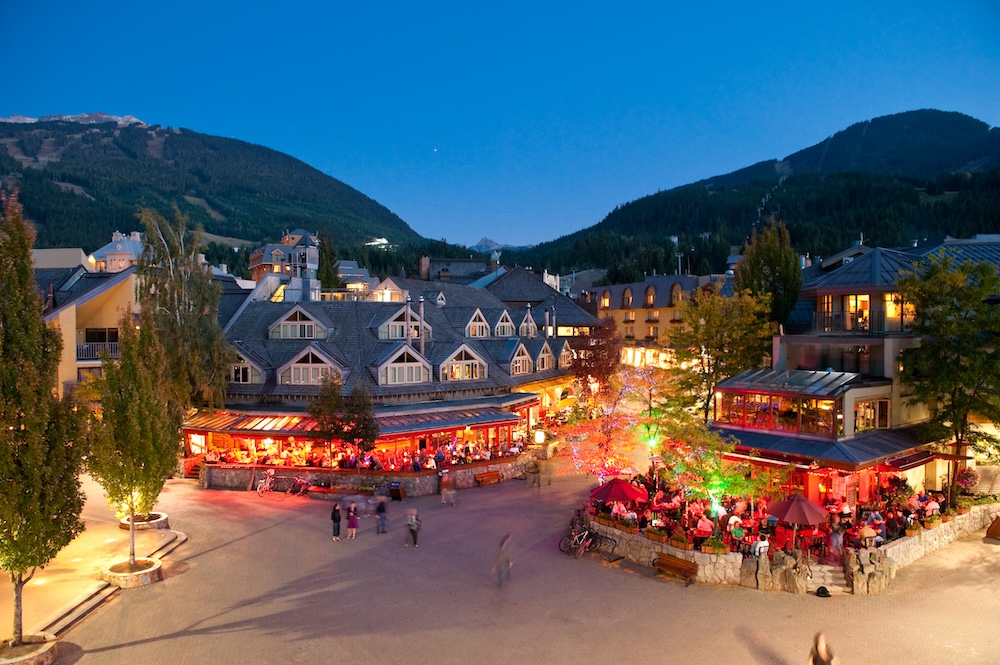 Whistler Village in summer